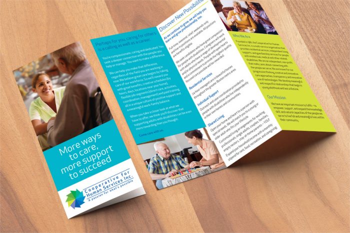 Cooperative for Human Services - Trifold Brochure