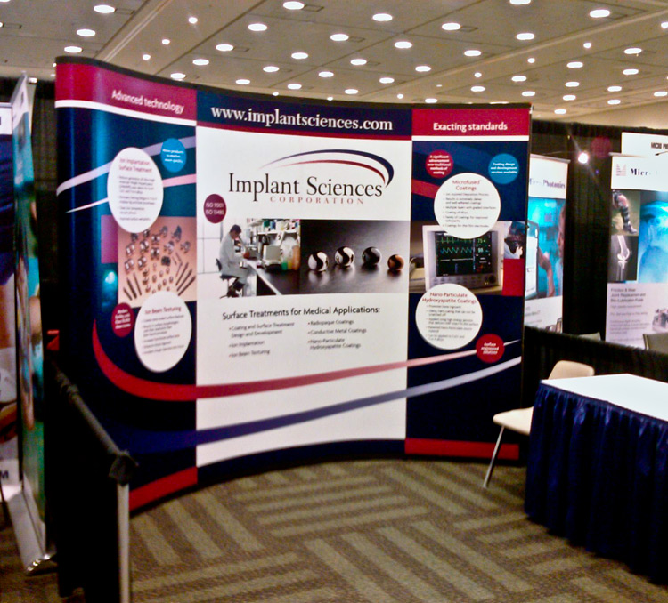 Implant Sciences - Tradeshow Booth