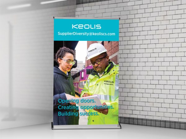 Keolis Commuter Services - Bannerstand