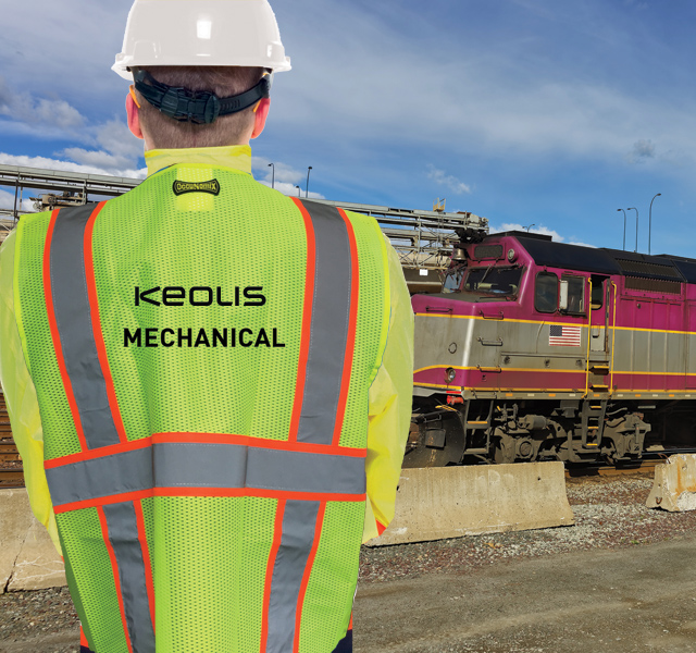Safety Vests for Commuter Service Mechanical Dept