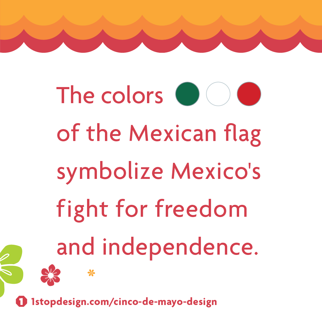 Celebrating Cinco de Mayo with color design theory by 1-Stop Design Shop